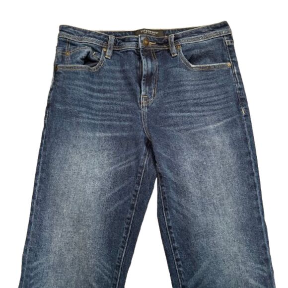 Liverpool the Keeper Boyfriend Jeans in Fairchild Wash Classic Denim Size 6 - Picture 3 of 9